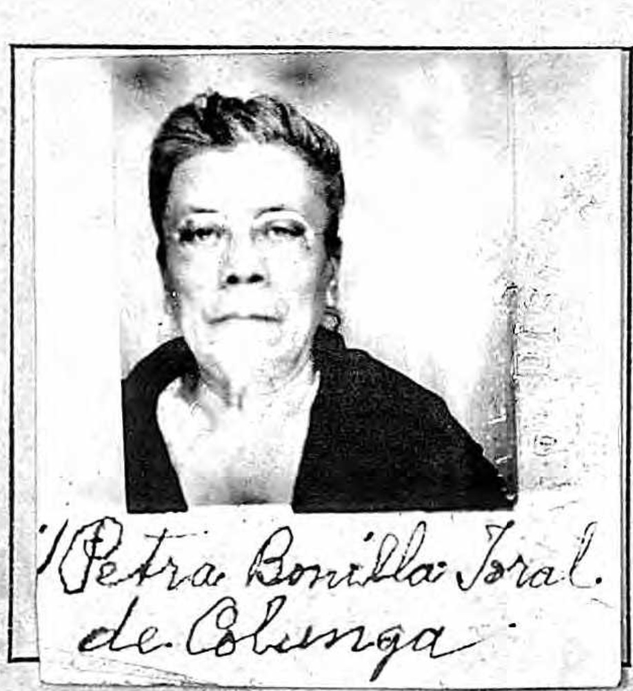 Petra Bonilla Toral de Colunga, age 78 in 1939. [National Archives of Chicago]